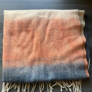 Amazon Ombre Scarf in Orange and Blue
